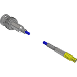 Cable Assembly Coaxial 0.16m 26AWG BNC to MCX PL-PL Solutionator Bag