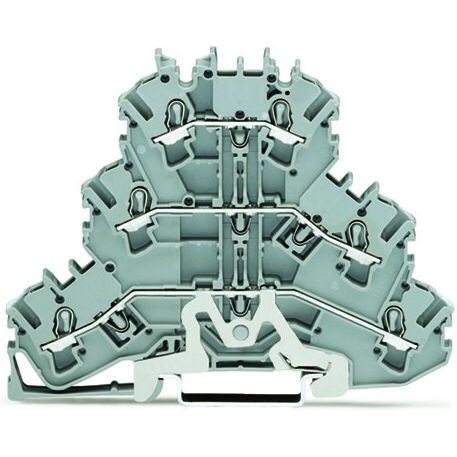 WAGO-2002-3228 Connector Terminal Blocks Conn Terminal Block 6 POS Spring Clamp T DIN Rail 20A Box