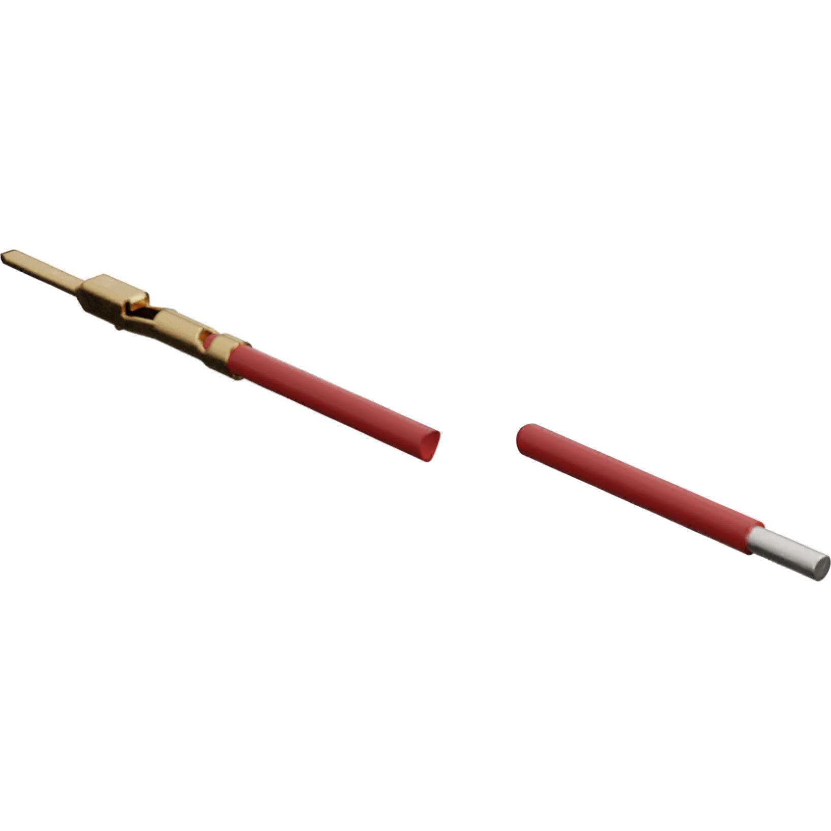 Molex-2163032206 Assemblage de câble autre Cable Assembly TXL 0.6m 18AWG Crimp Terminal 1 POS M Crimp Bag