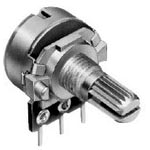 ALPS ALPINE CO., LTD-RK1631110TTU Widerstandstrimmern, Potenziometern und Regelwiderstande Res POT 20K Ohm 20% 1(Elec)/1(Mech)Turn 6mm (25.5 X 16.5 X 20.5mm) Pin Panel Mount/Through Hole Bulk