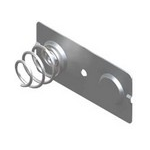 Battery Spring Contact 2 Cells C Size Steel