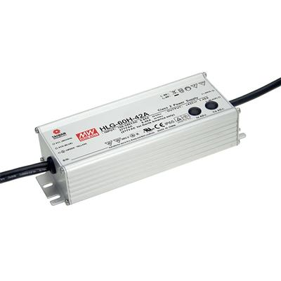 MEAN WELL-HLG-60H-48B LED Power Supplies AC/DC LED Power Supply 62.4W Single 7-Pin