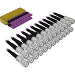 Samtec-BE40A-M-92SP-2-2-12-0500 Kabelbaugruppen Koaxial 50 GHz Double Row Test Assembly