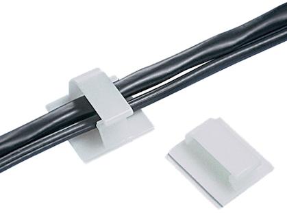 Panduit-BEC62-A-T Pinces et clips de câble Adhesive Backed Beveled Entry Clip