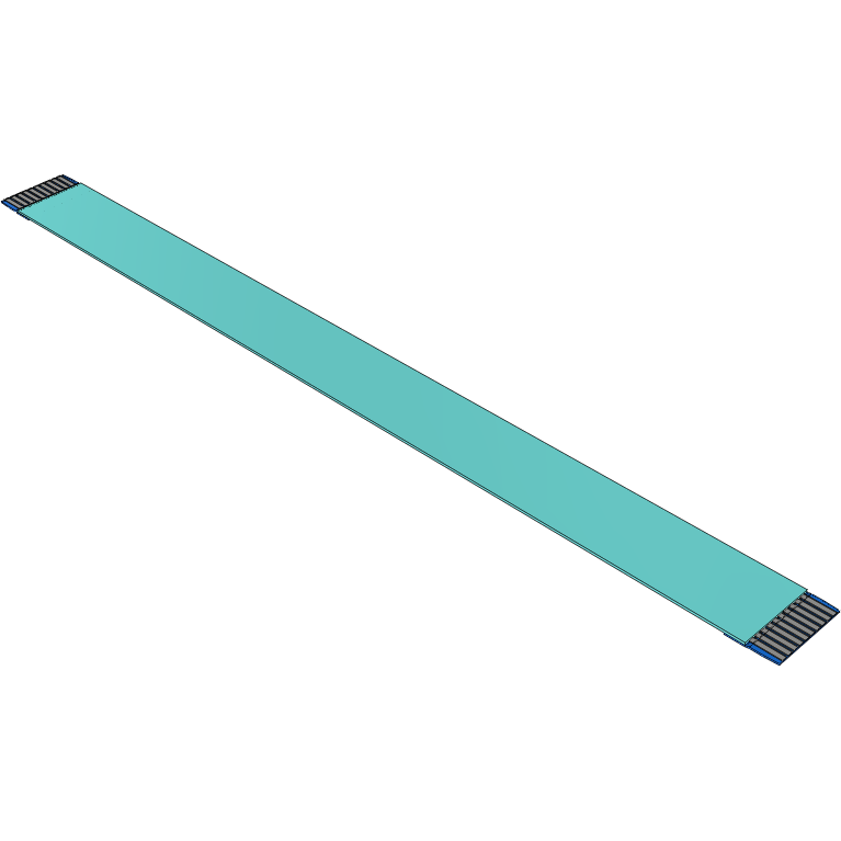 Samtec-FJ-10-D-04.75-4 Flachband Kabelbaugruppen 1.00 mm Flat Flex Cable