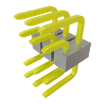 Conn Jumper M 6 POS 2.54mm Solder ST Thru-Hole Bulk