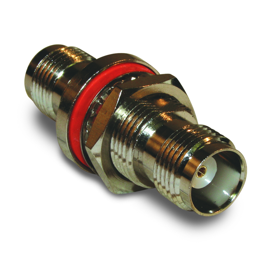 Amphenol RF-122340 Raccordement FR Conn TNC Adapter 0Hz to 11GHz 50Ohm ST Panel Mount RCP/RCP Gold