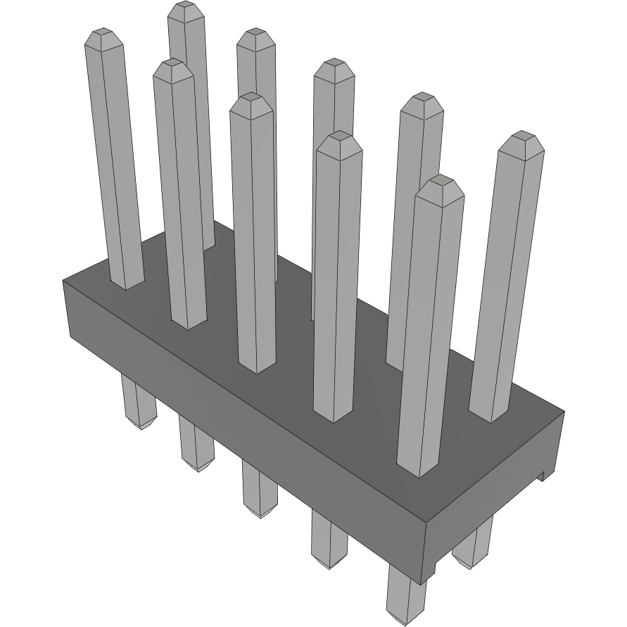 Samtec-MTMM-105-05-T-D-218 Cabezales del conector y receptáculos PCB Conn Unshrouded Header HDR 10 POS 2mm Solder ST Thru-Hole Bulk