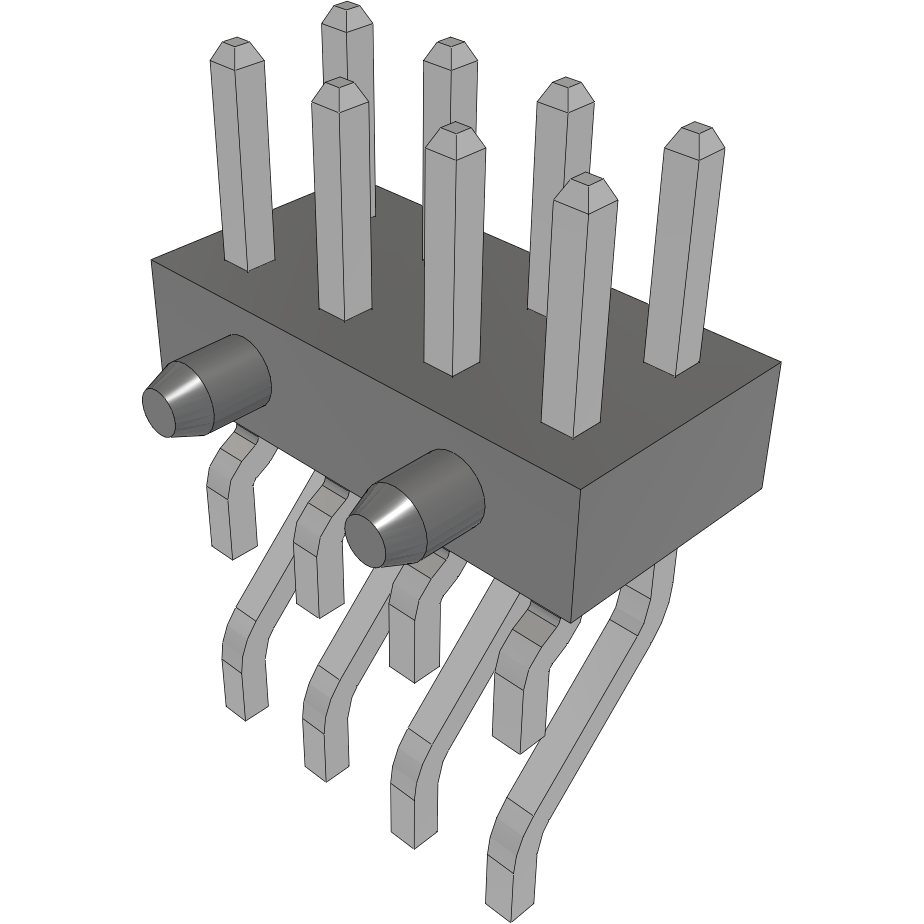 Samtec-MMT-104-01-T-DH-A Connector Headers and PCB Receptacles Conn Unshrouded Header HDR 8 POS 2mm Solder RA Side Entry SMD Tube