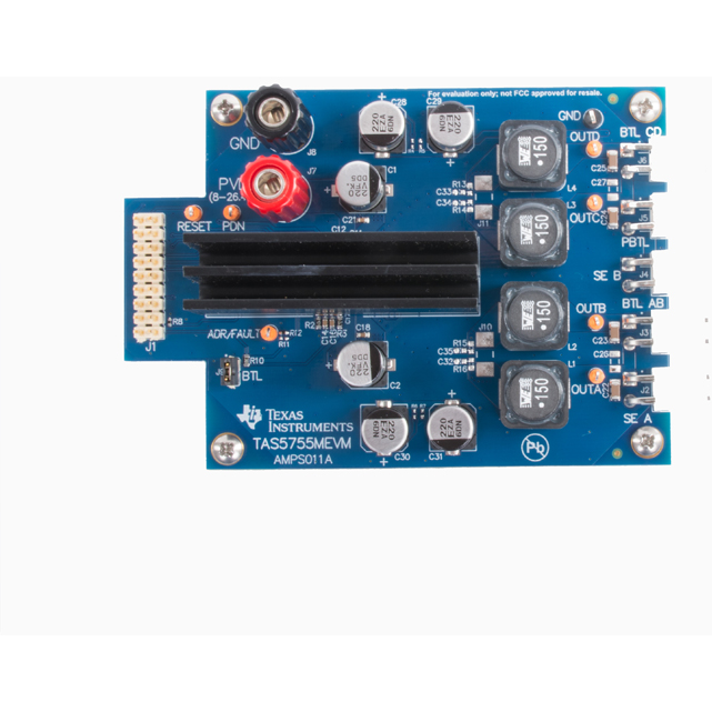 Texas Instruments-TAS5755MEVM Cartes et kits de développement de circuit intégré d'amplificateur TAS5755M Evaluation Module