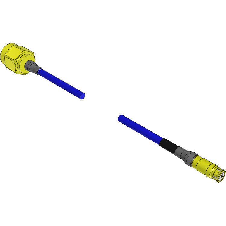 Samtec-RF405-01SP1-00SJ7-0158 Kabelbaugruppen Koaxial Microwave Cable Assembly Coaxial