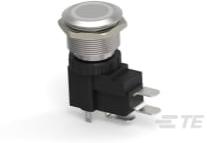 TE Connectivity-2-2364687-8 Druckknopfschalter Switch Push Button ON ON SPDT Flush Round Button 26A 250VAC Locking Panel Mount Quick Connect Loose