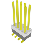 Conn Board Stacker HDR 8 POS 2.54mm Solder ST Top Entry SMD Bulk