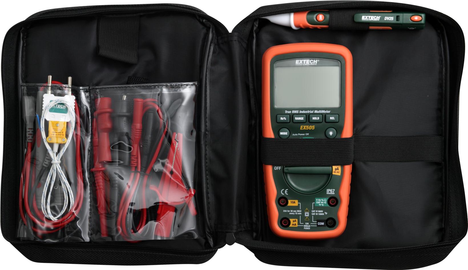 Teledyne FLIR LLC-EX505-K Multimeters Heavy Duty Industrial MultiMeter Kit