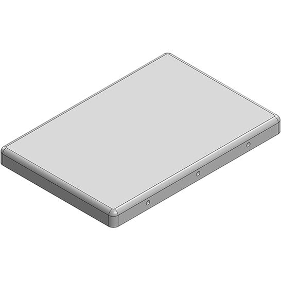 Masach Tech-MS501-10C null 50.7 x 34.5 x 4mm Two-piece Drawn-Seamless RF Shield/EMI Shield COVER (CRS)