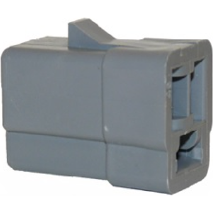 Delphi-2977045 Einzeladersteckverbinder, Gehäuse Conn Housing F 3 POS Crimp ST Cable Mount Gray