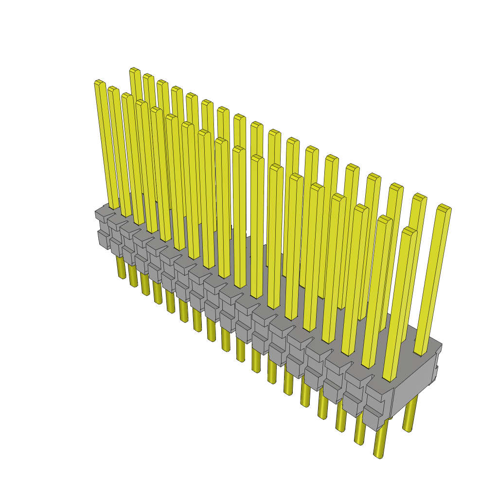 Samtec-TMS-118-54-S-D Connector Headers and PCB Receptacles Conn Unshrouded Header HDR 36 POS 1.27mm Solder ST Top Entry Thru-Hole Tube
