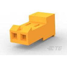 TE Connectivity-641217-2 Embases de raccordement et réceptacles PCB 641217-2 TE Connectivity Connector Headers and PCB Receptacles 02P MTA156 18AWG Orange - Arrow.com