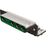 Conn Combo D-Sub F 4Power/5Signal POS 1.4mm/6.71mm Solder RA Thru-Hole 9 Terminal 1 Port FCT Products Carton