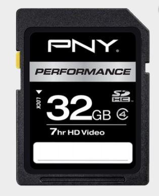 PNY Technologies-P-SDHC32G4H-GE Flash Cards Flash Card 32G-byte SDHC Card