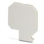 Connector Accessories End Cover Straight Ceramic Gray