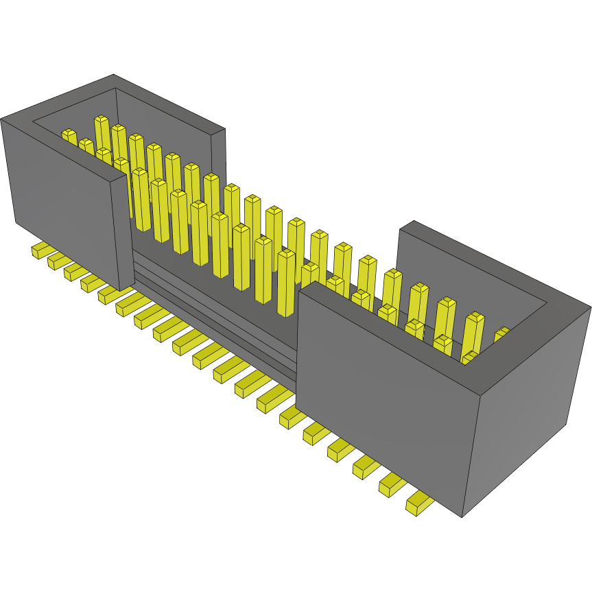 Samtec-FTE-119-01-G-DV-ES Connector Headers and PCB Receptacles Conn Shrouded Header HDR 38 POS 0.8mm Solder ST SMD Tube