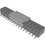 Conn Micro Socket Strip SKT 32 POS 1mm Solder ST SMD Tube