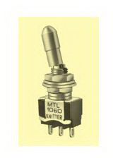 knitter-switch-MTL106D Kippschalter Switch Toggle ON ON SPDT Locking Lever Solder Tag 6A 250VAC 30VDC Panel Mount with Threads