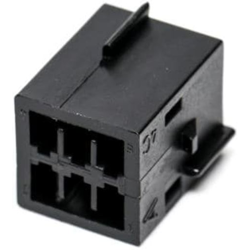 Delphi-15396848 Carcaza de cables discretos de conector Conn Housing F 6 POS Crimp Cable Mount Black