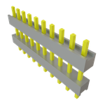 Conn Board Stacker HDR 10 POS 2.54mm Solder ST Top Entry Thru-Hole Bulk