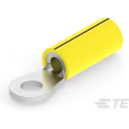 TE Connectivity-320627 Steckverbinderanschlüsse PIDG Ring Tongue Terminal 14-16AWG Copper Yellow/Black Stripe 26.56mm Tin Box