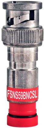 Belden-FSNS59BNCU-25 Connettore RF Conn BNC 75Ohm ST Cable Mount PL Gold Pack