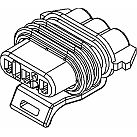 Aptiv-12186687 Connector Discrete Wire Housing Conn Housing F 3 POS Crimp ST Cable Mount Black