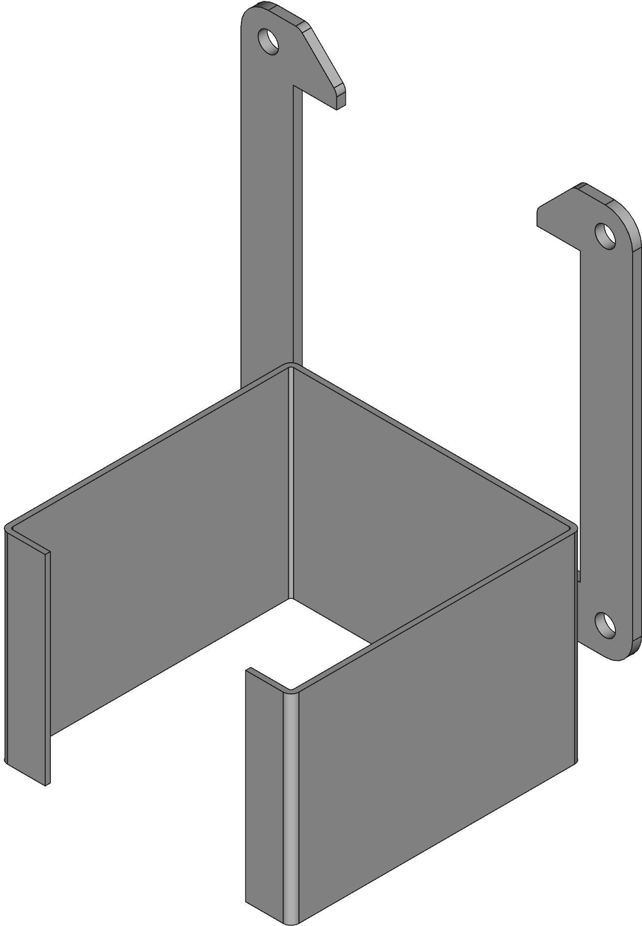 Hammond Manufacturing-1485CM3 Verdrahtungskanäle Wireway Solid Wall Square Screw Steel Gray