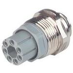 Belden-N6R AF Steckverbinder, rund Conn DIN 43651 SKT 7 POS Crimp ST Panel Mount 7 Terminal 1 Port