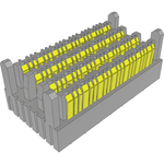 Conn Backplane HDR 96 POS 2mm Press Fit ST Thru-Hole ExaMAX® Tray