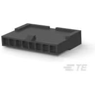 TE Connectivity-1445049-8 Gaine de câblage de raccordement discret Conn Housing PL 8 POS 3mm Crimp ST Cable Mount Black Tray