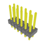 Conn Unshrouded Header HDR 12 POS 2.54mm Solder ST Top Entry Thru-Hole Bulk