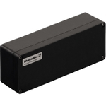 Klippon POK (polyester Empty enclosure), Emp-ty Enclosure, Height 75 mm, Width 230 mm, Depth 56 mm, Material Glass fiber-reinforced Polyester, Untreated, Polished, Black