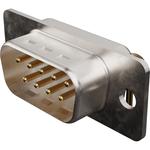 Conn D-Sub M 9 POS 1.37mm Solder RA Thru-Hole 9 Terminal 1 Port FCT Products Carton