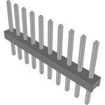 Conn Unshrouded Header HDR 10 POS 2mm Solder ST Top Entry Thru-Hole Bulk