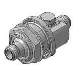 Conn Type N Adapter 0Hz to 1000MHz 50Ohm ST F/F Gold