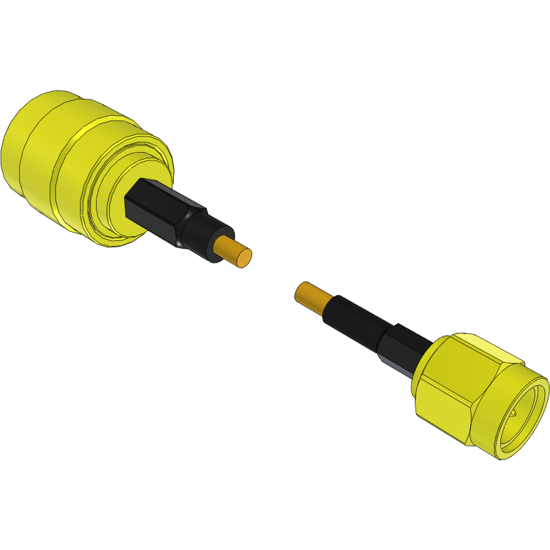 Samtec-RS316-05SP3-01SP1-0450 Kabelbaugruppen Koaxial 50 Ohms SMA Components