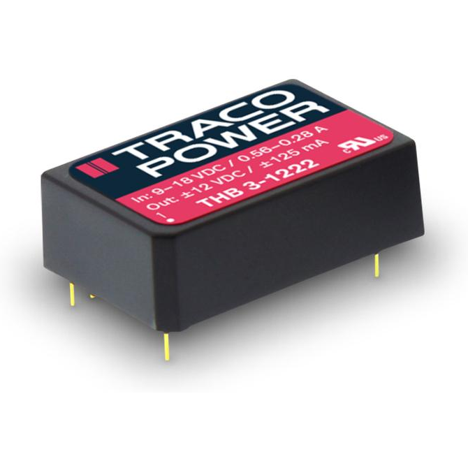 TRACO Electronic AG-THB 3-0511 直流-直流转换器和开关式调节器模块 Module DC-DC 5VIN 1-OUT 5V 0.6A 3W 5-Pin DIP