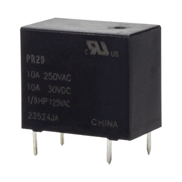 Same Sky (formerly CUI Devices)-PR29-18V-S-450-1A-F Power Relays Power Relay 18VDC 10A SPST-NO(18.4x10.2x15.5)mm THT