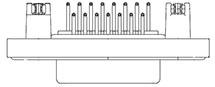 Molex-1731100078 Steckverbinder, D-Sub Conn D-Sub F 15 POS 2.84mm Solder RA Thru-Hole 15 Terminal 1 Port Carton