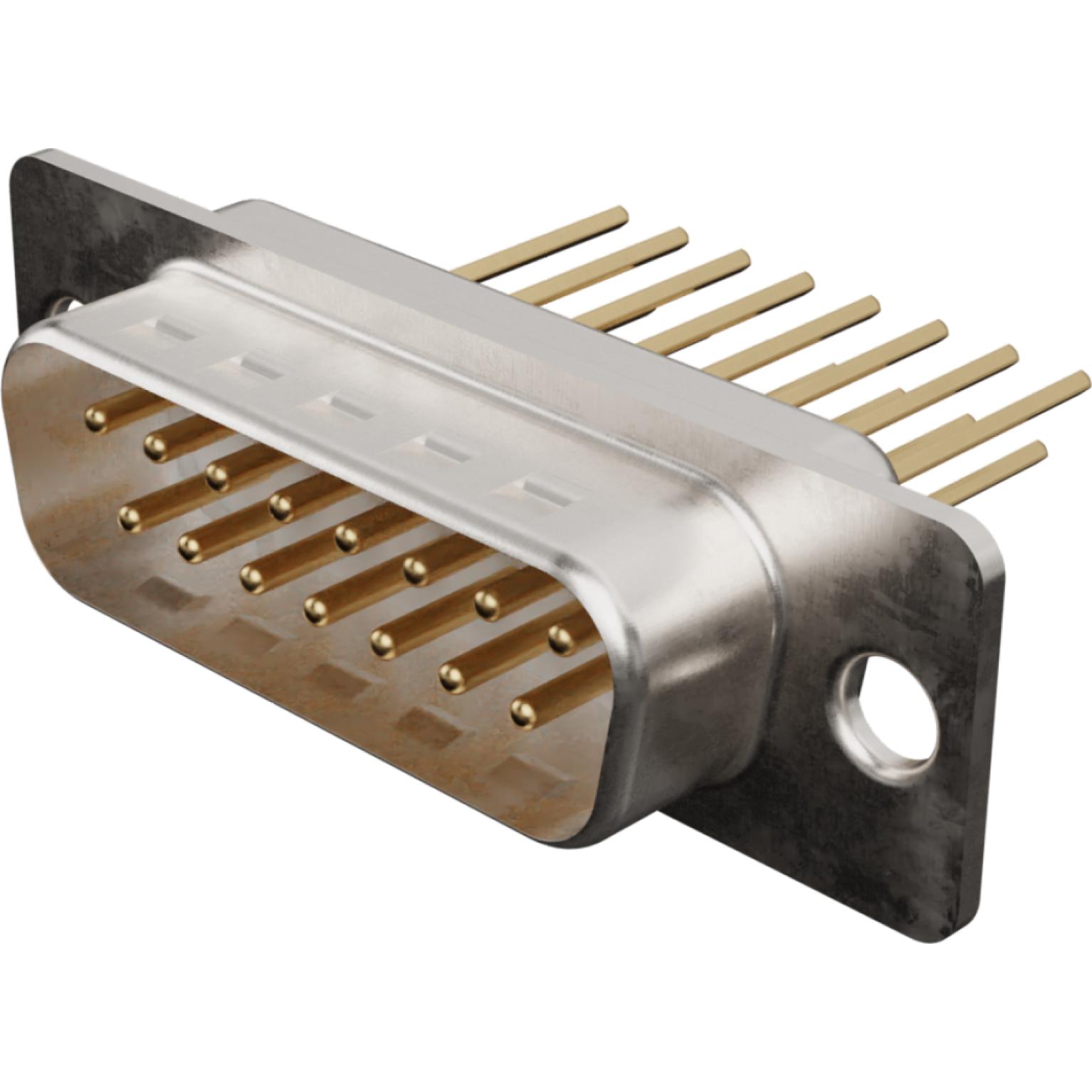 Molex-1731091811 Steckverbinder, D-Sub Conn D-Sub M 15 POS 2.84mm Wire Wrap ST Thru-Hole 15 Terminal 1 Port Carton