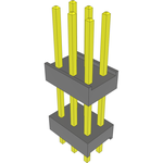 Conn Board Stacker HDR 6 POS 2.54mm Solder ST Top Entry Thru-Hole Bulk