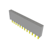 Conn Socket Strip SKT 12 POS 2.54mm Solder ST Top Entry Thru-Hole Bulk