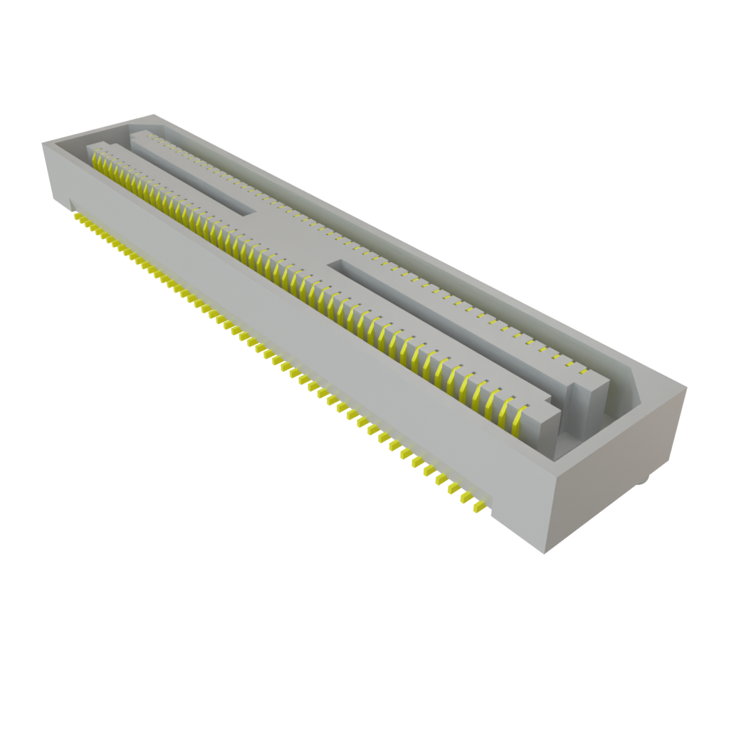 Samtec-BSS-050-01-F-D-A Cabezales del conector y receptáculos PCB Conn Micro Socket SKT 100 POS 0.635mm Solder ST SMD Tray